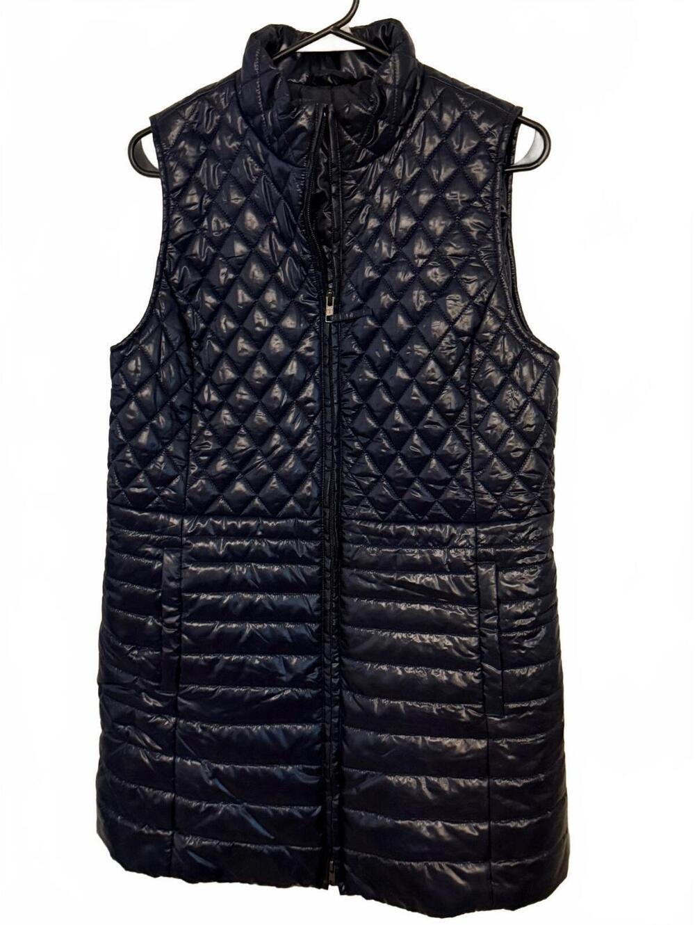 Talbots Women's Quilted Puffer Vest with Primaloft Insulation, Size M